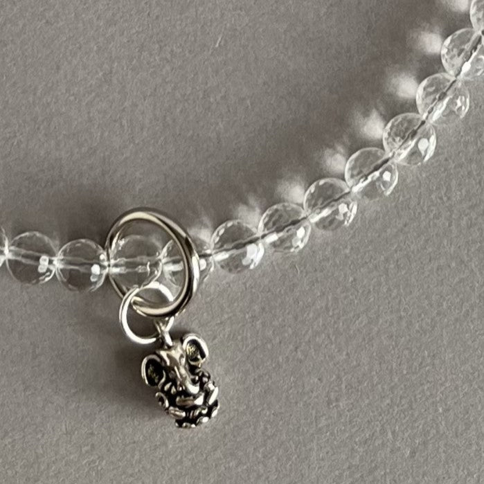 Faceted Clear Quartz Necklace