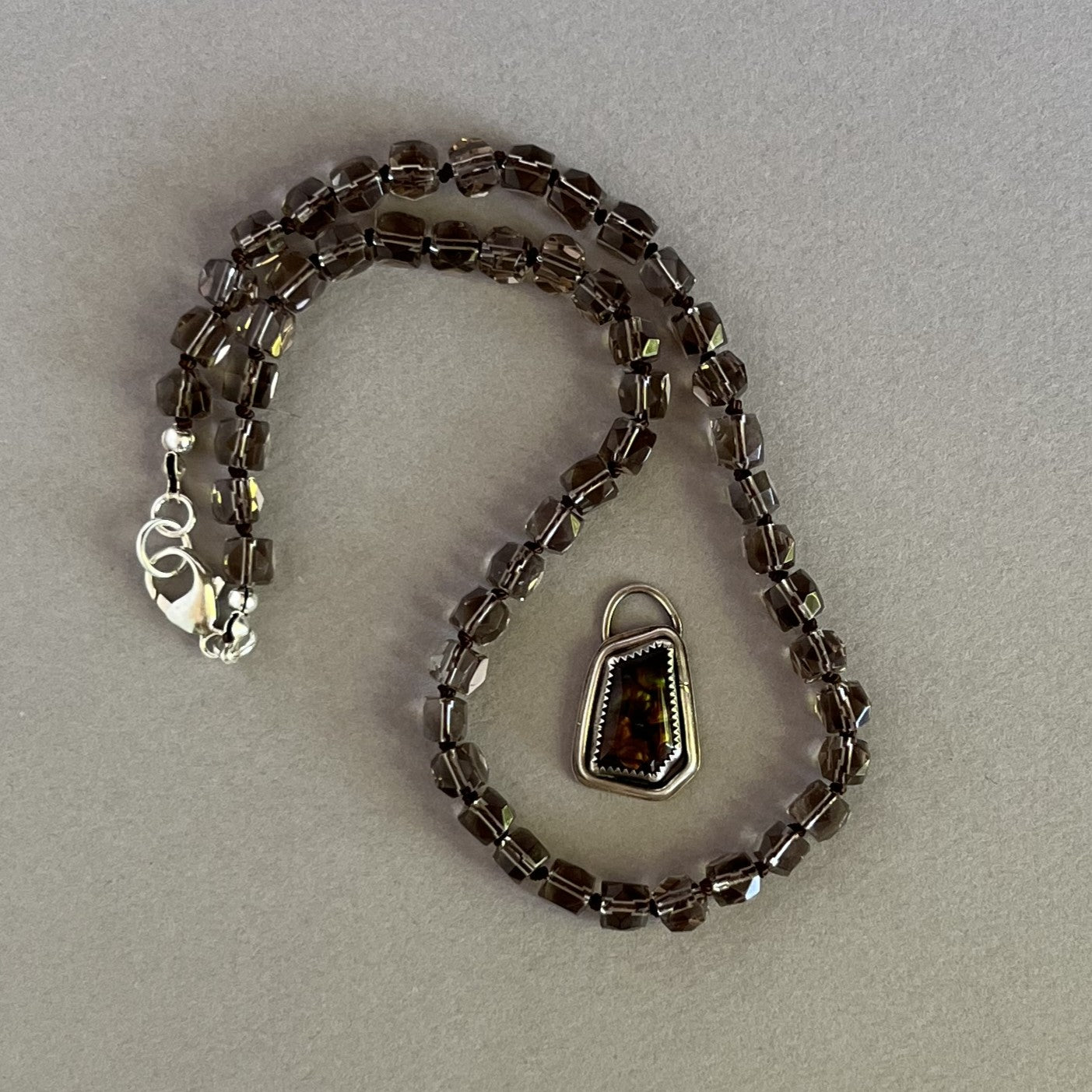 Fire Agate Pendant