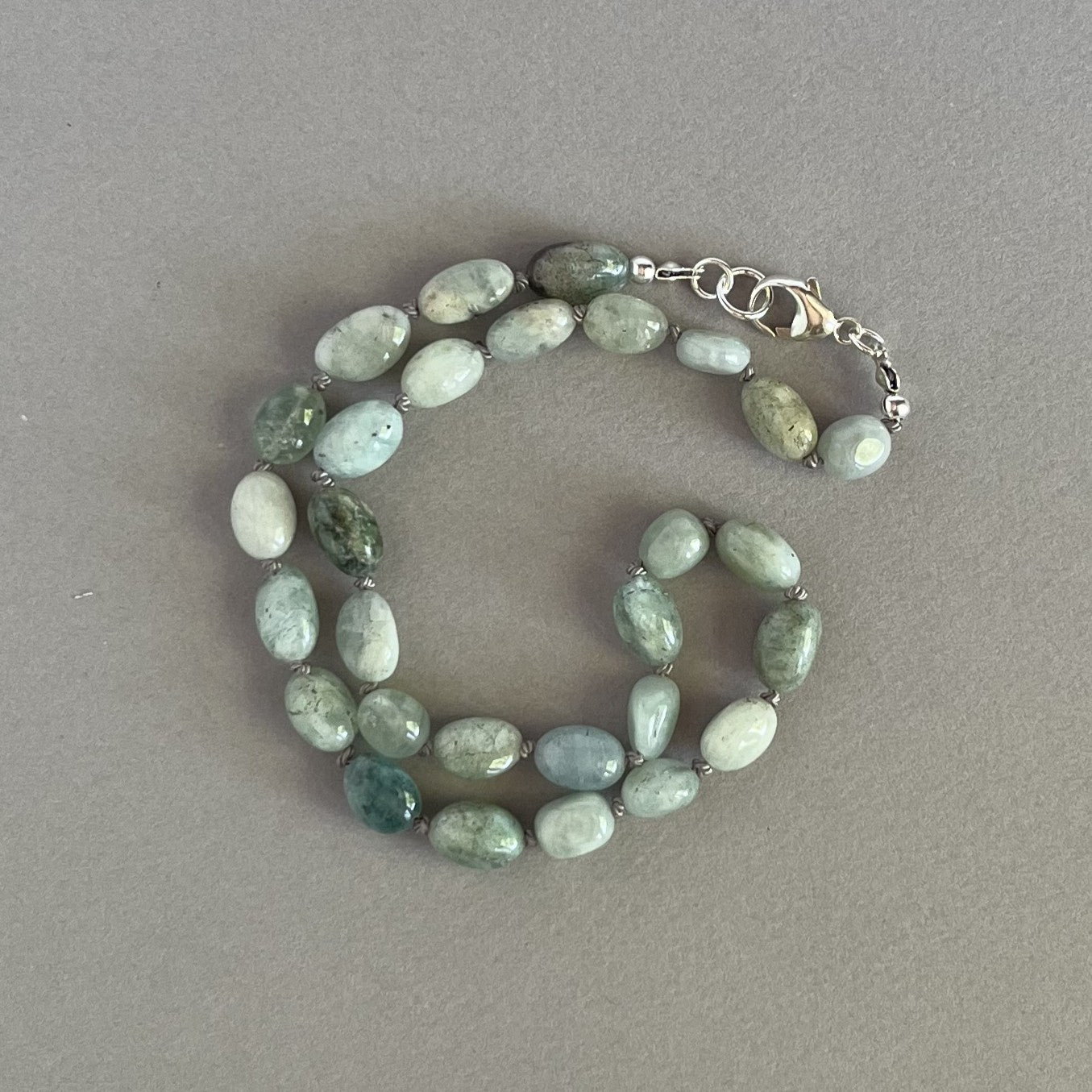 Jade Necklace with Sterling