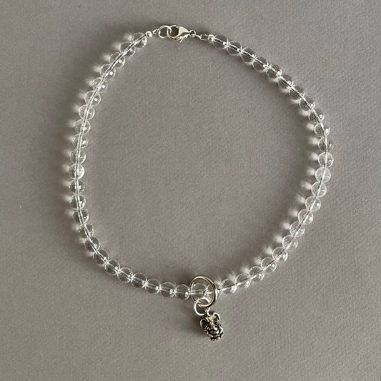 Faceted Clear Quartz Necklace
