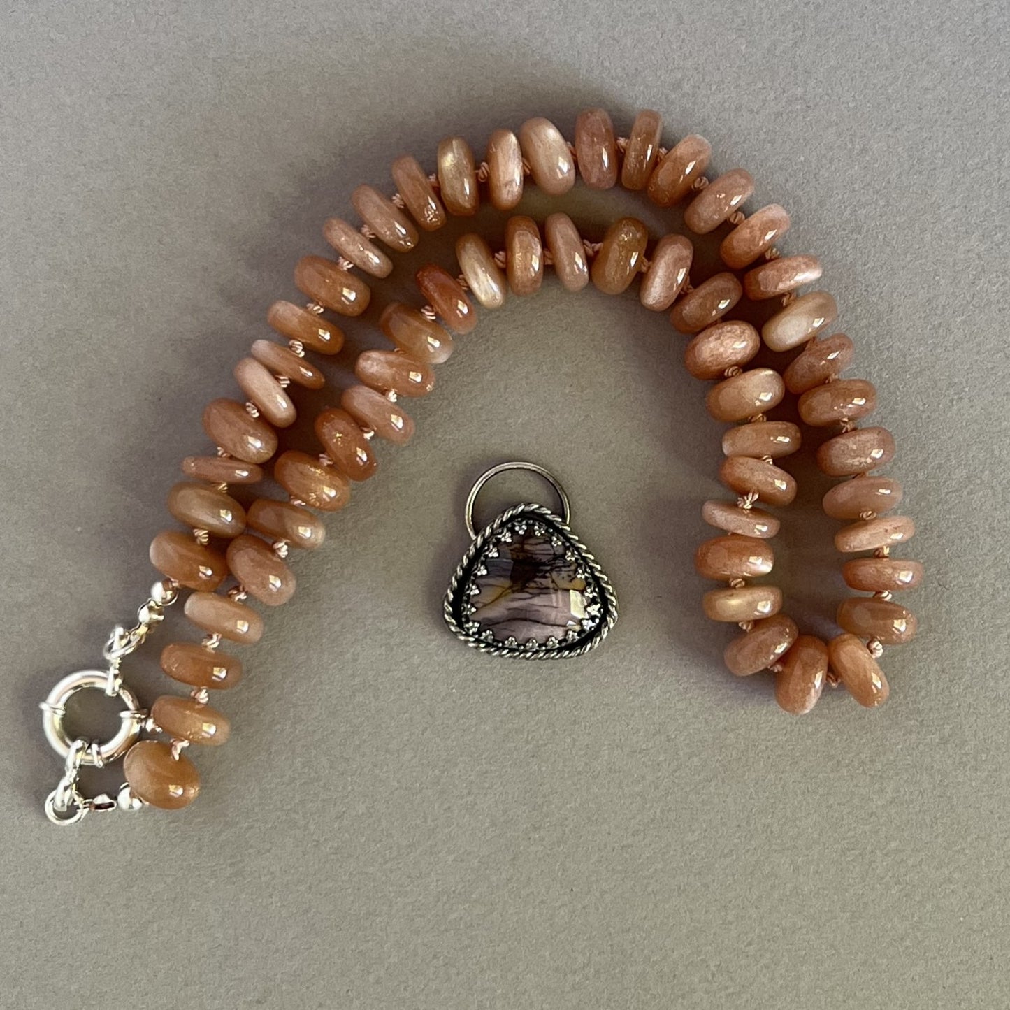 Lilac Mookaite Pendant