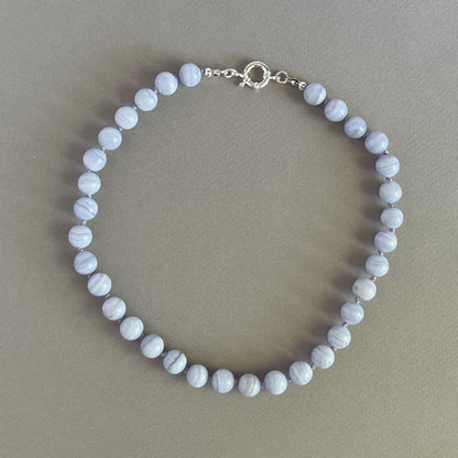 Blue Lace Agate Necklace